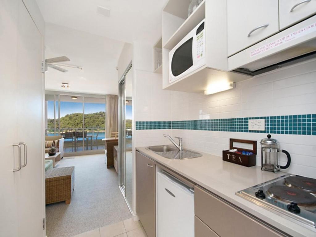 Ocean Panorama - 1 Bedroom Oceanview Apt Ettalong Beach Bagian luar foto