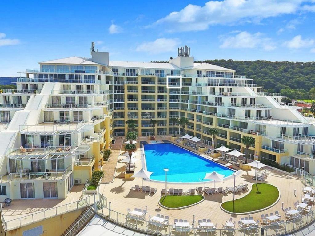 Ocean Panorama - 1 Bedroom Oceanview Apt Ettalong Beach Bagian luar foto